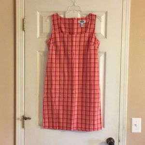 Orange plaid sundress
